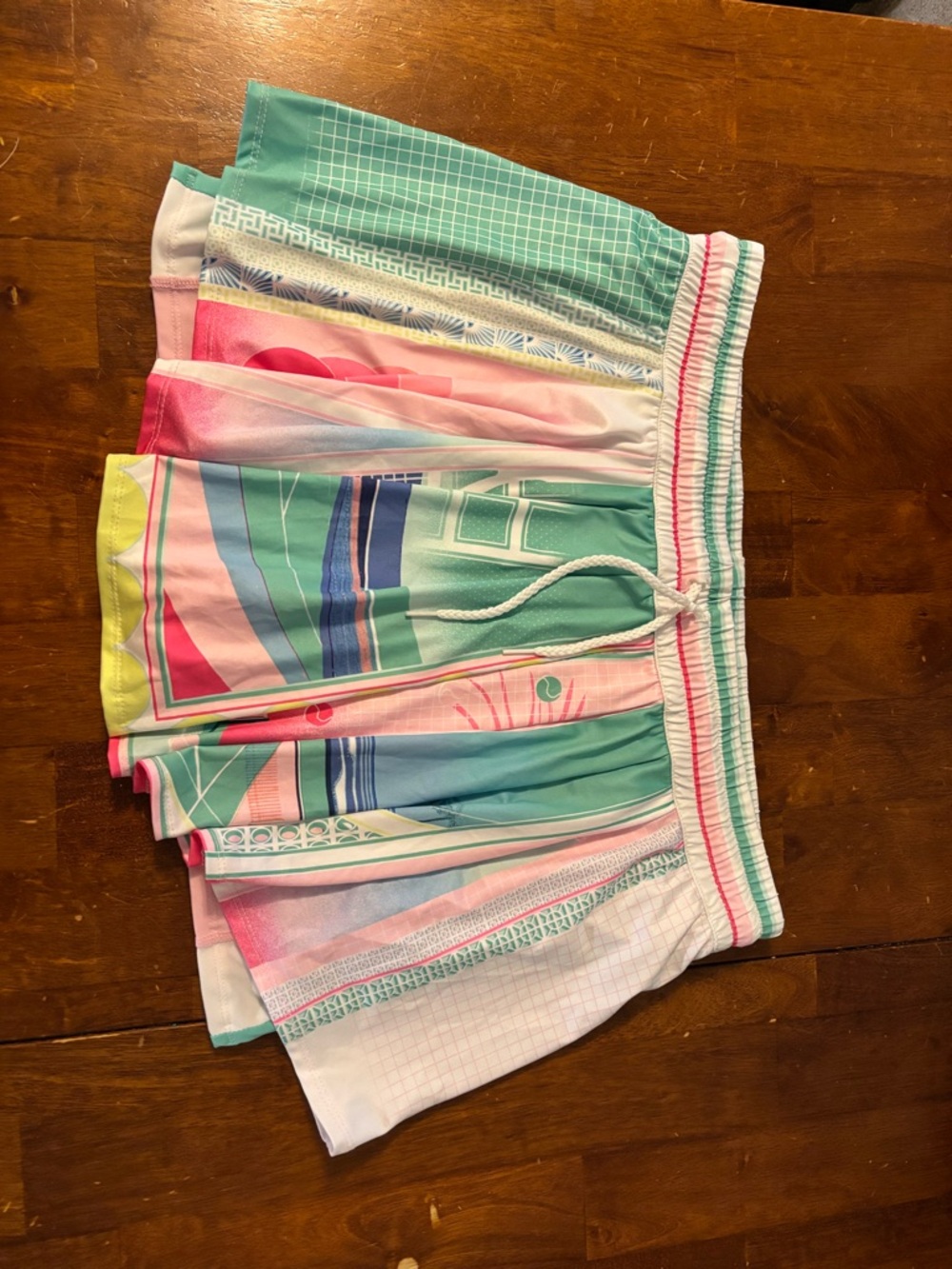 Lucky in Love Graphic Tennis Skort - Picture 2 of 5
